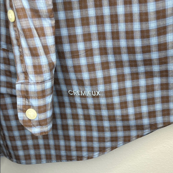 Daniel Cremieux Men's Checkered Shirt - Black and Blue - Picture 3 of 5